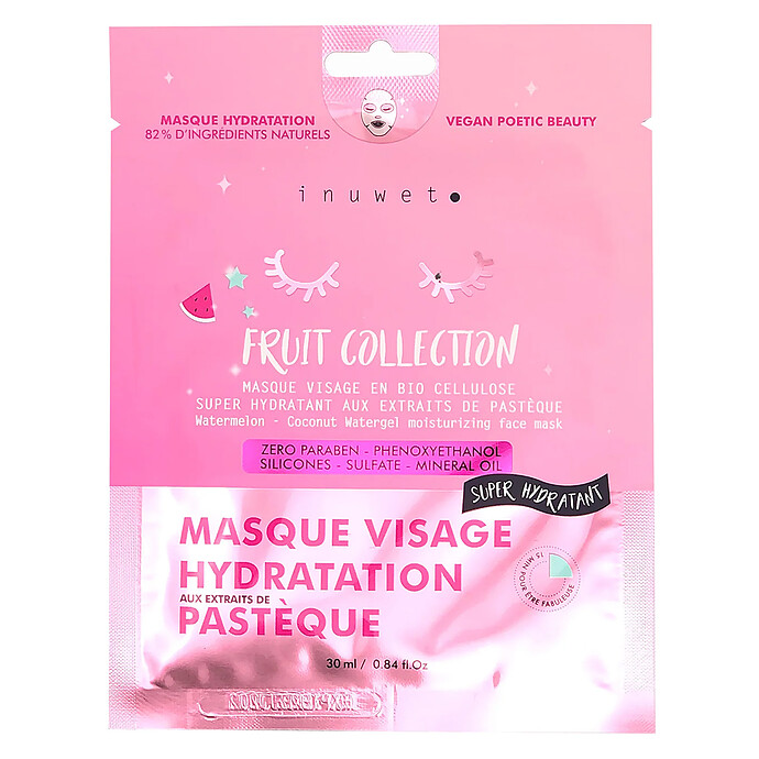 Masque Hydratation aux Extraits de Pastèque - 30 ml inuwet