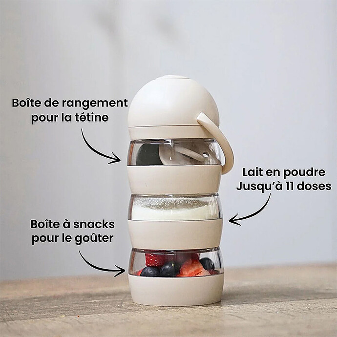 Boite doseuse biberon