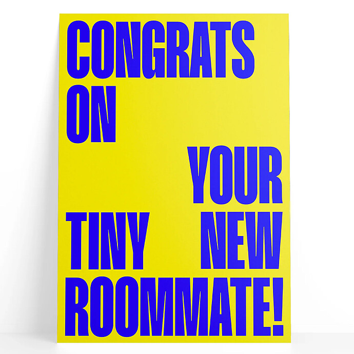 Carte - Roommate Piece & Love