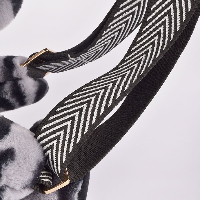 Sac Doudou Bandoulière - Ours Zébré Doudou et Compagnie