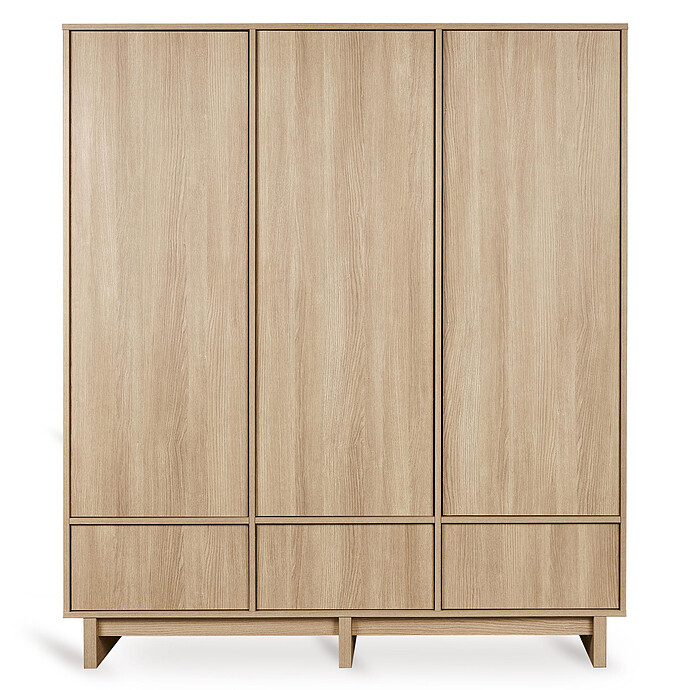 Armoire 3 Portes Kyo XL - Honey Ash Quax