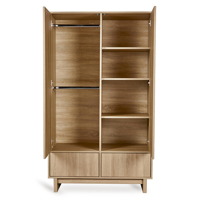 Armoire 2 Portes Kyo - Honey Ash Quax