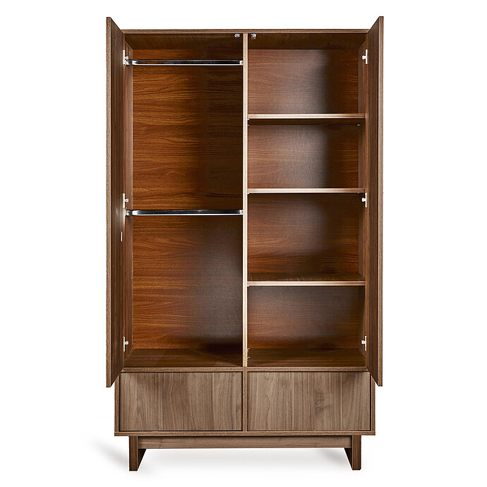 Armoire 2 Portes Kyo - Chataignier Quax