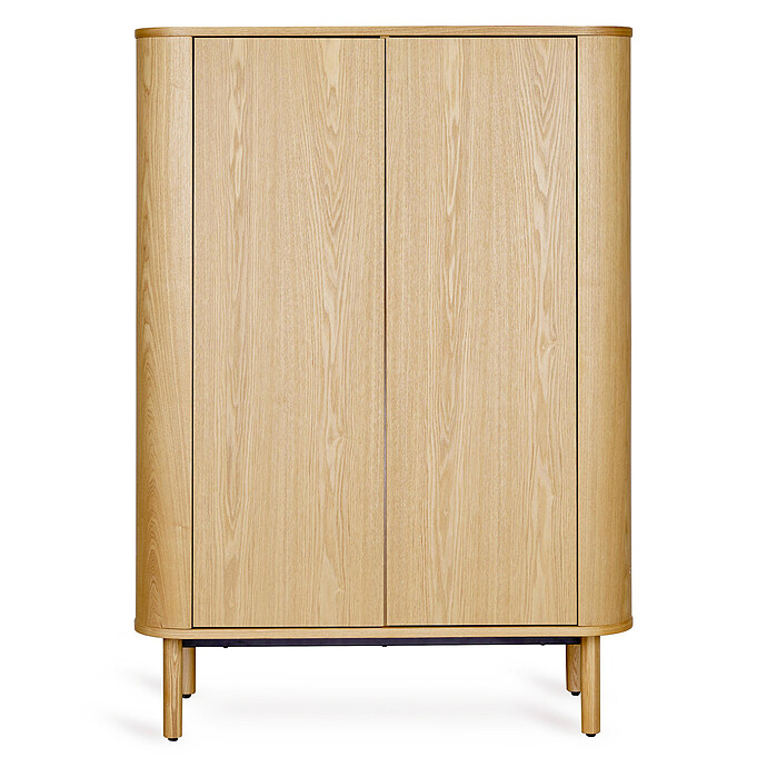 Armoire 2 Portes Plates Yume - Natural Ash Quax