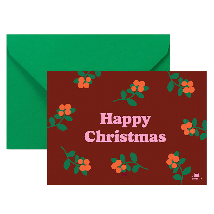 Carte Happy Christmas Ma petite vie