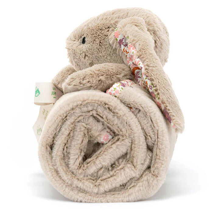 Blossom Beige Bunny Petal Blankie Jellycat