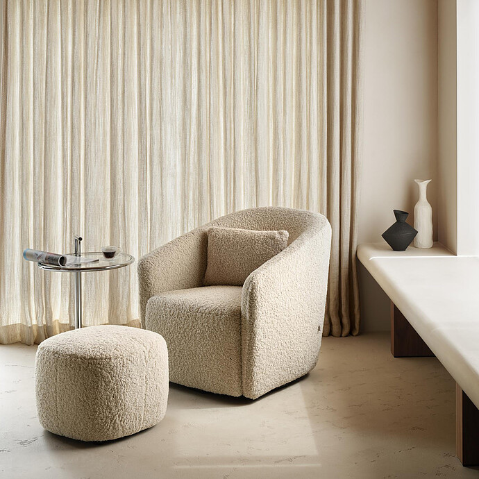 Avis Fauteuil Inclinable Swivel & Gliding Gomi - Sheep