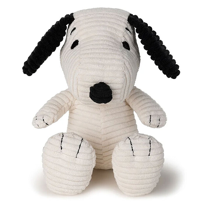Peluche Snoopy Eco Velours Côtelé Bon Ton Toys