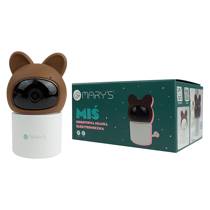 Ecoute-bébé Wi-Fi Rotatif - Brown Bear mary's