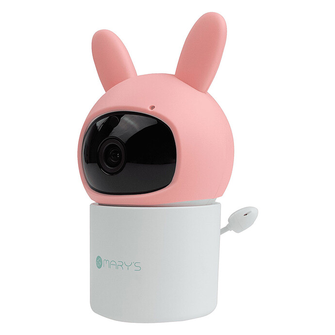 Ecoute-bébé Wi-Fi Rotatif - Pink Rabbit mary's