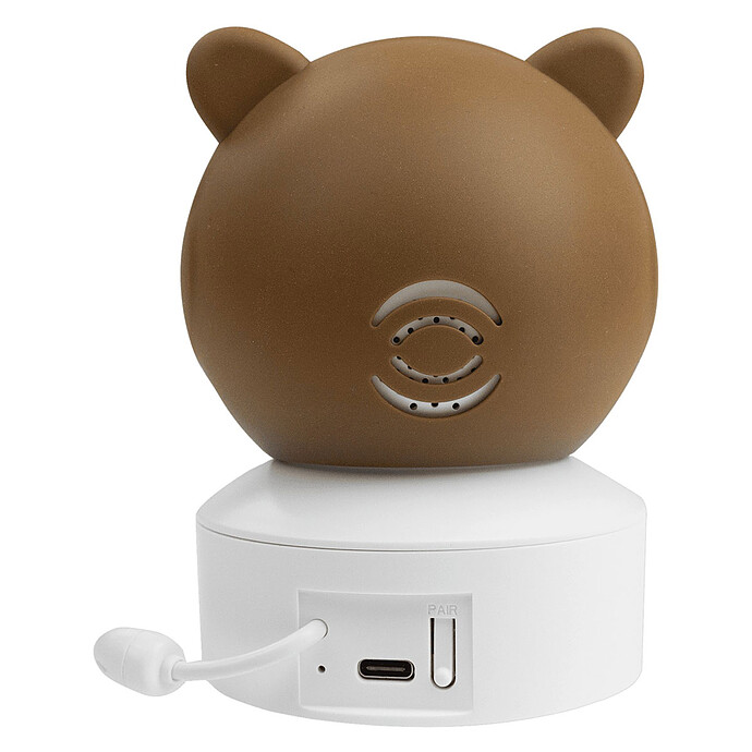 Ecoute-bébé Wi-Fi Caméra 2-en-1 - Brown Bear mary's