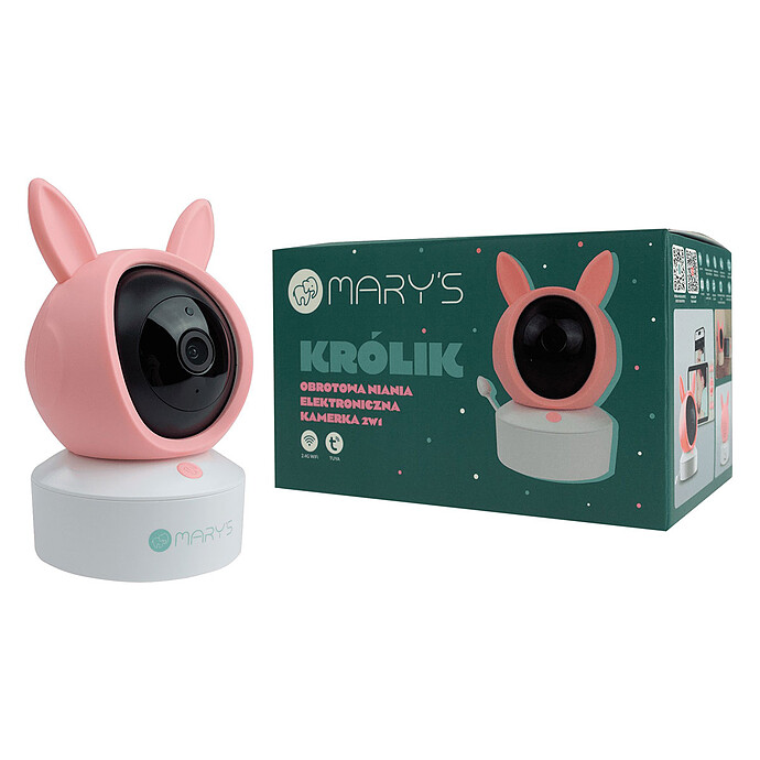 Avis Ecoute-bébé Wi-Fi Caméra 2-en-1 - Pink Rabbit