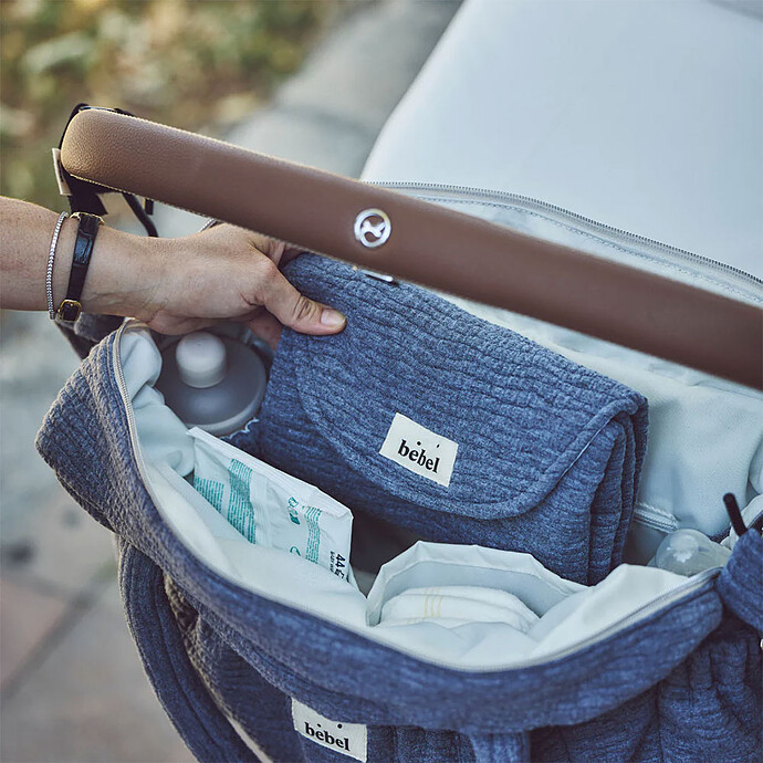 Matelas à Langer Wavy - Gris BEBEL