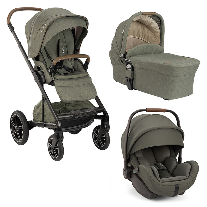 Poussette Trio MIXX next - Siège Auto ARRA Flex i-Size - Nacelle MIXX next - Pine Nuna