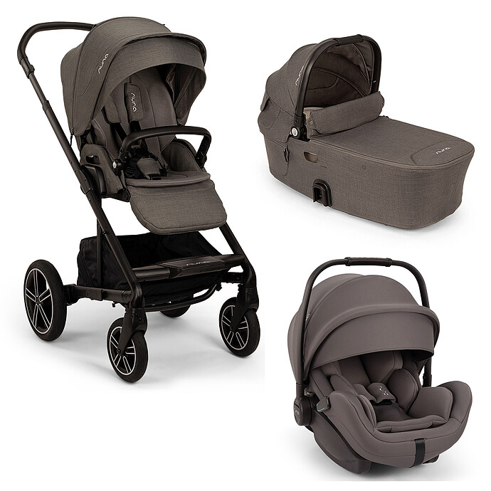Poussette Trio MIXX next - Siège Auto ARRA Flex i-Size - Nacelle MIXX next - Thunder Nuna