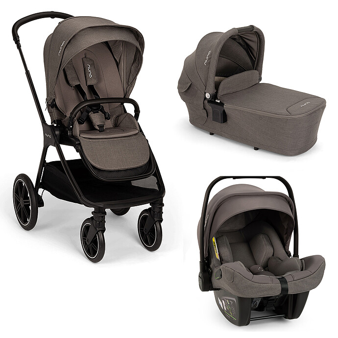 Poussette Trio TRIV lx - Siège PIPA next i-Size - Nacelle LYTL - Thunder Nuna