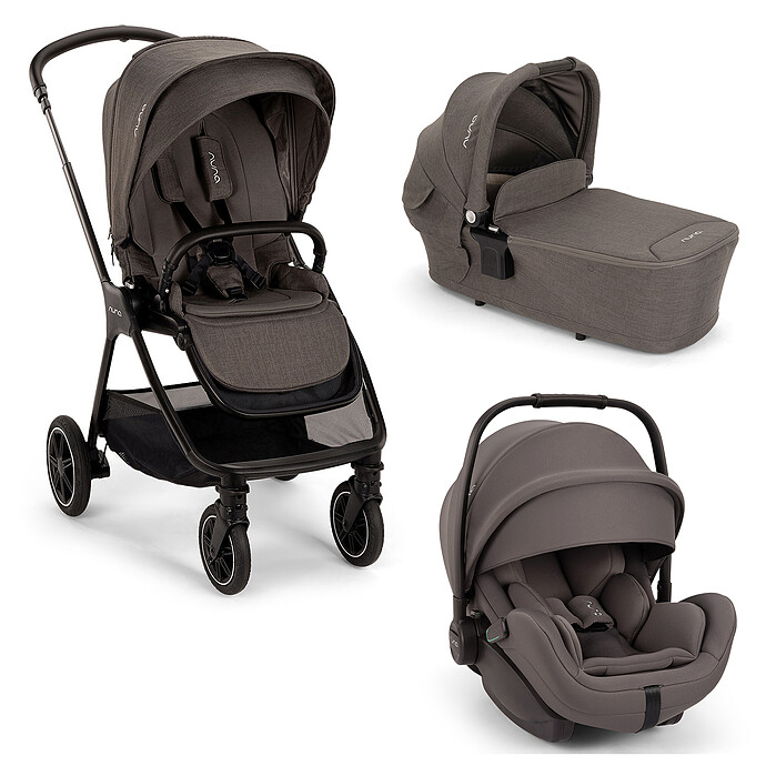Poussette Trio TRIV next - Siège Auto ARRA Flex i-Size - Nacelle LYTL - Thunder Nuna