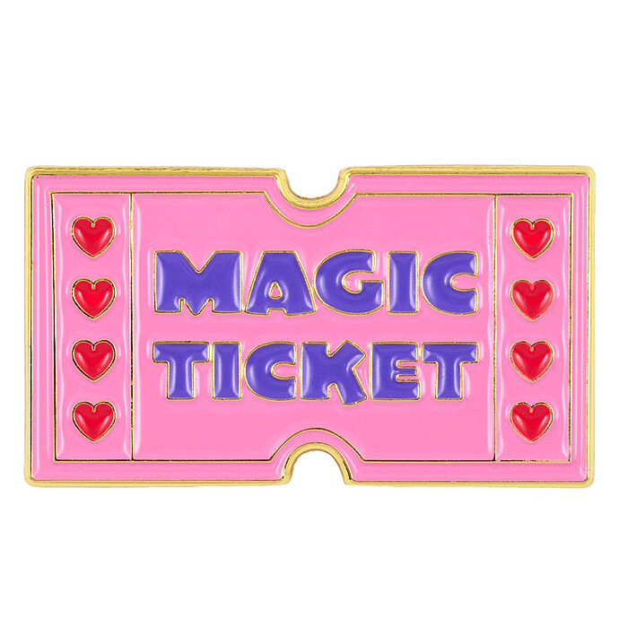 Pin's - Magic Ticket Pasteq