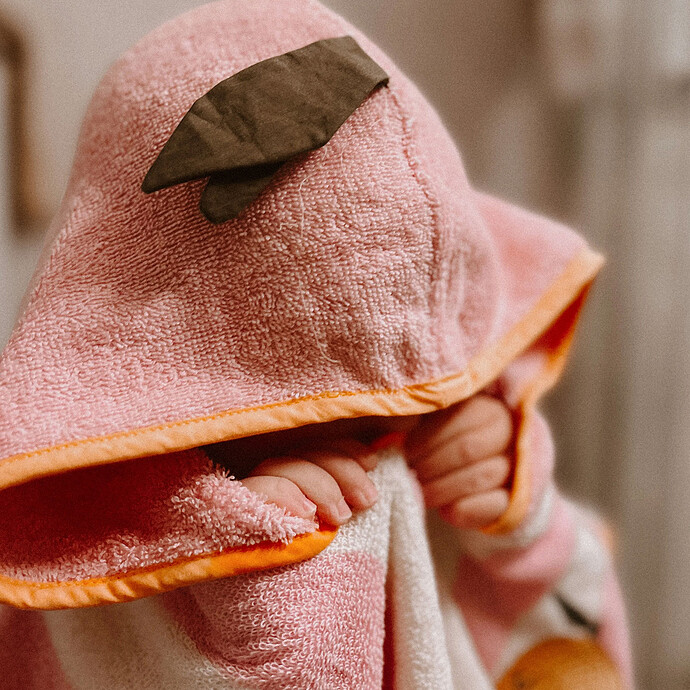 Avis Poncho de Bain - Mandy Mandarine