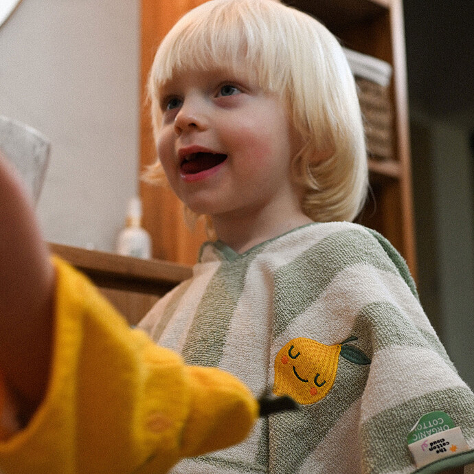 Poncho de Bain - Lola Lemon The Cotton Cloud