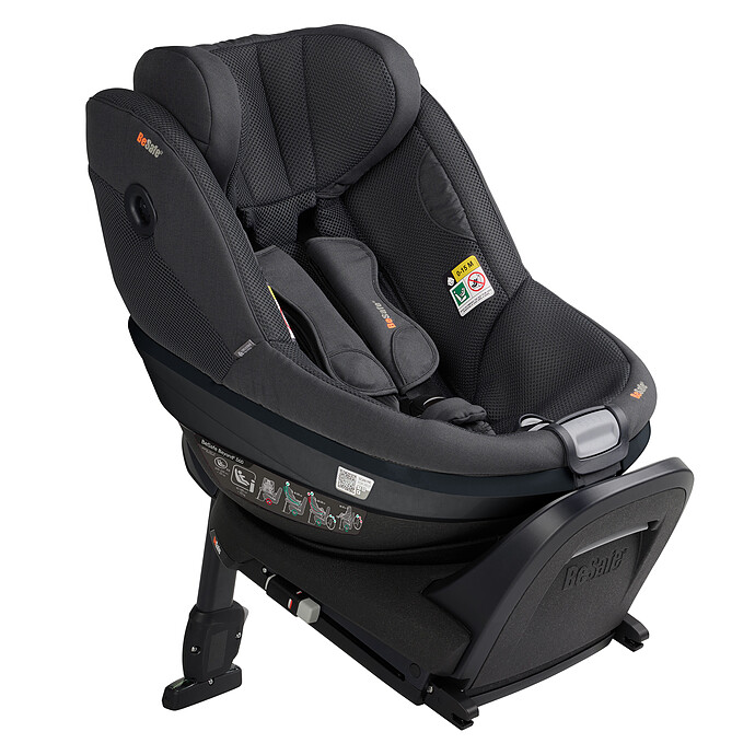 Pack Siège Auto Beyond² 360 Groupe 0+/1/2 i-Size + Base Beyond - Anthracite Mesh BeSafe