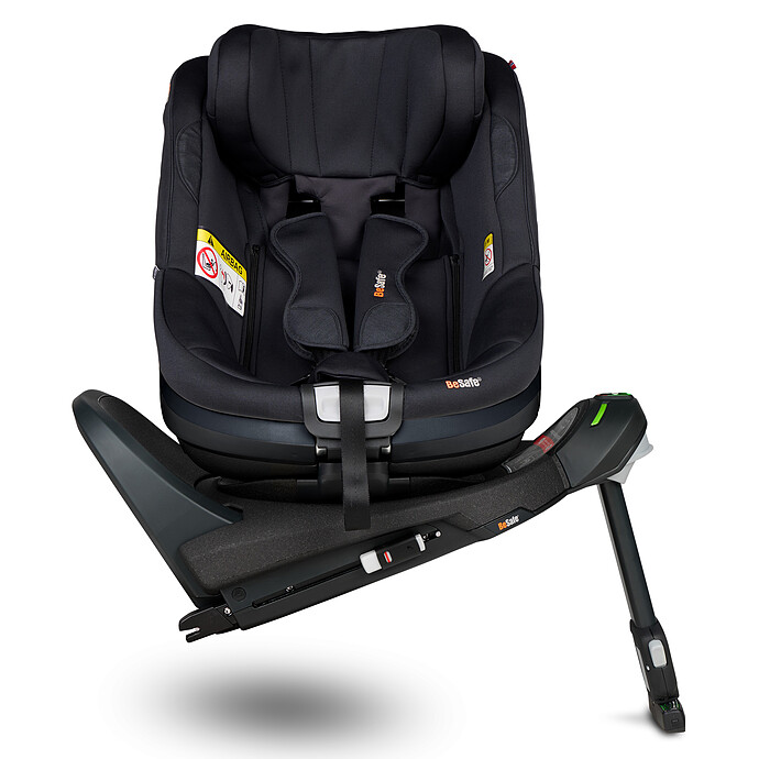 Pack Siège Auto Beyond² 360 Groupe 0+/1/2 i-Size + Base Beyond - Black Soft Breeze BeSafe