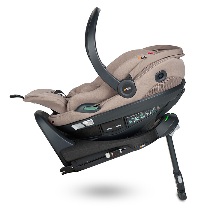 Pack Siège Auto Go Beyond² Groupe 0+ i-Size + Base Beyond - Dark Sand Soft Breeze BeSafe