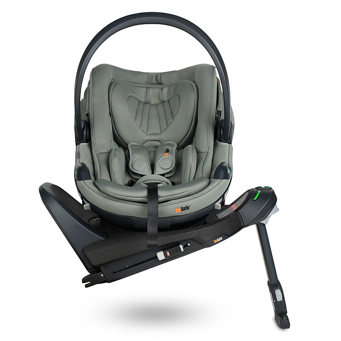 Pack Siège Auto Go Beyond² Groupe 0+ i-Size + Base Beyond - Meadow Green Soft Breeze BeSafe