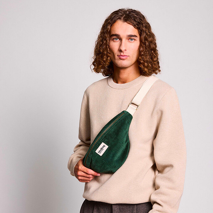 Sac Banane Olivia - Velours Sapin Hindbag