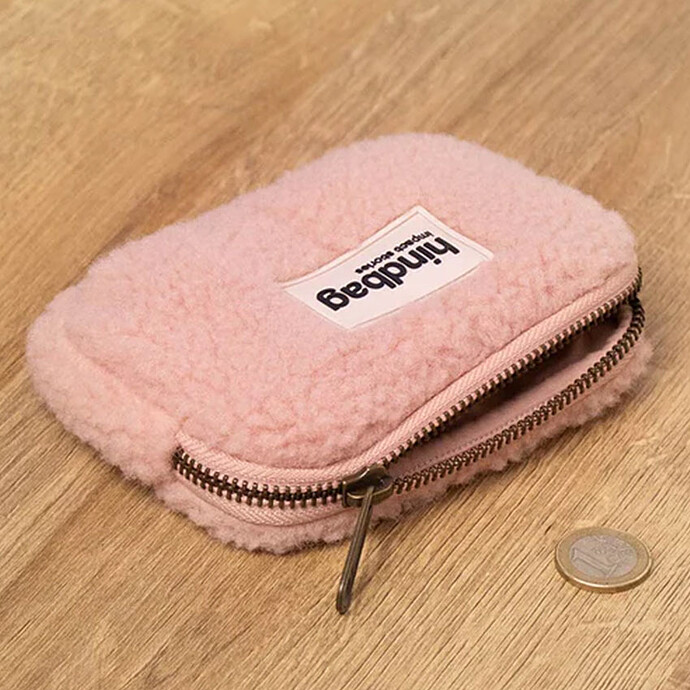 Porte-monnaie Lili - Teddy Rose Poudré Hindbag