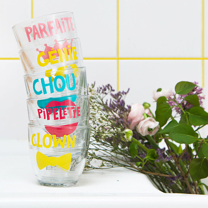 Verre Môme - Bandit Pied de Poule