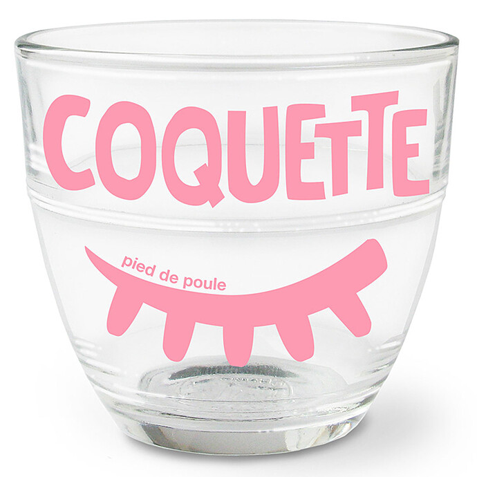Verre Môme - Coquette Pied de Poule