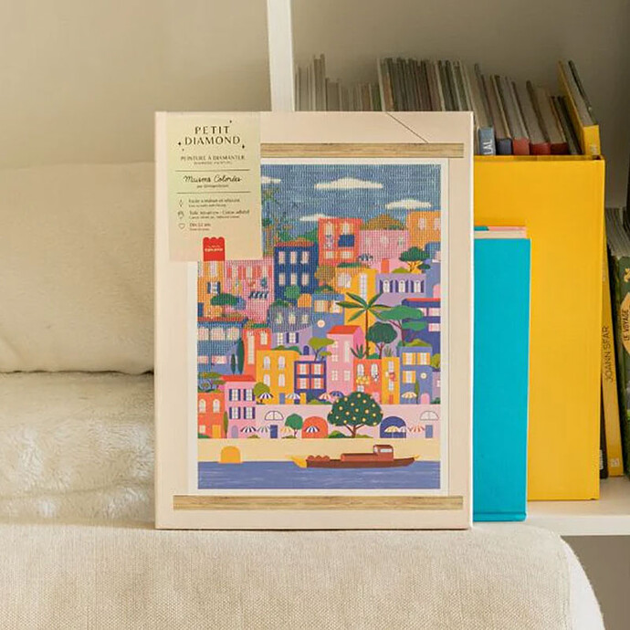 Avis Petit Diamond Diamond Painting - Maisons Colorées