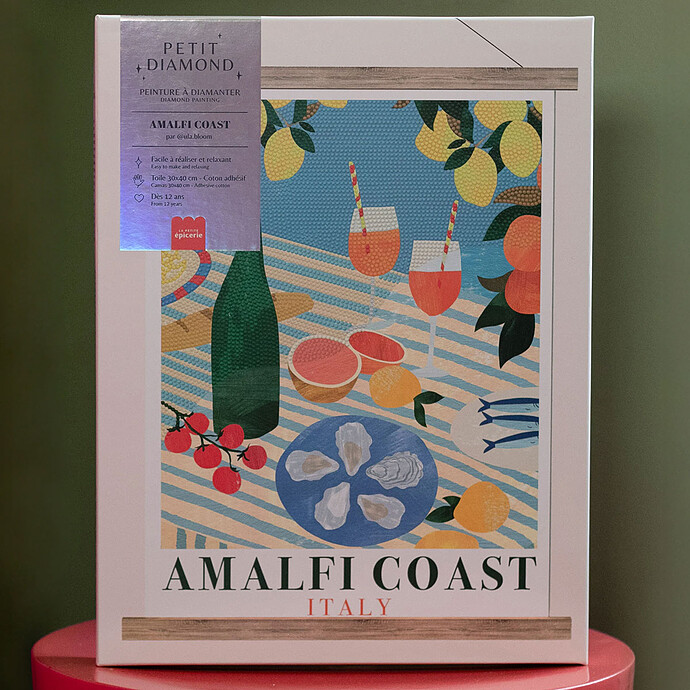 Petit Diamond Diamond Painting - Amalfi Coast Aperitif La Petite Epicerie