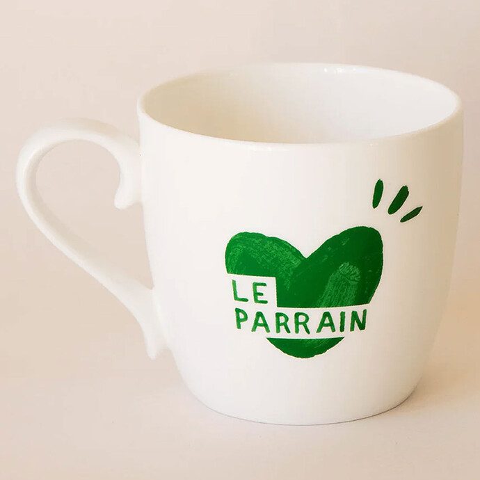 Mug Coeur Vert Sapin - Le Parrain émoi émoi