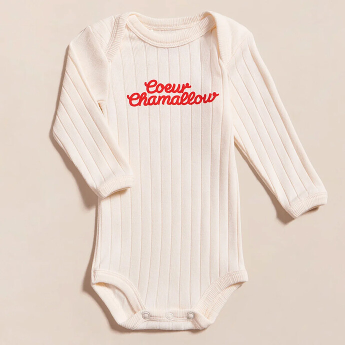 Body Coeur Chamallow Crème - 6 Mois émoi émoi