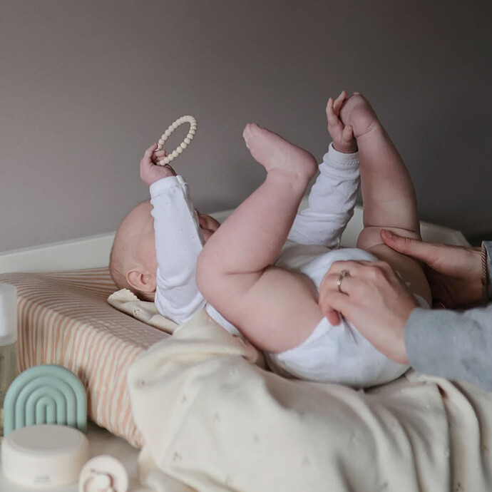 Lot de 3 Bracelets de Dentition - Mellow, Terracotta & Periw mushie