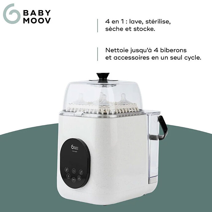 Lave Biberon et Stérilisateur NutriWash  Babymoov