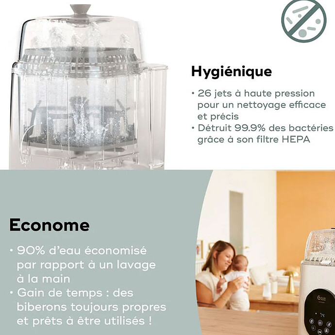 Achat Lave Biberon et Stérilisateur NutriWash 