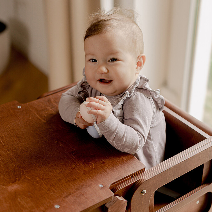 Achat Tour de Cuisine Pliable en Bouleau Avec Kit Chaise Haute - Miel