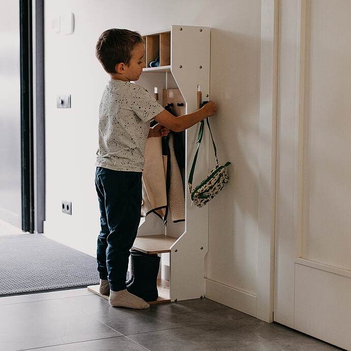Avis Porte-manteau - Blanc