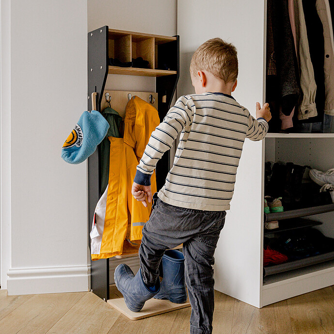 Porte-manteau - Noir Duck Woodworks