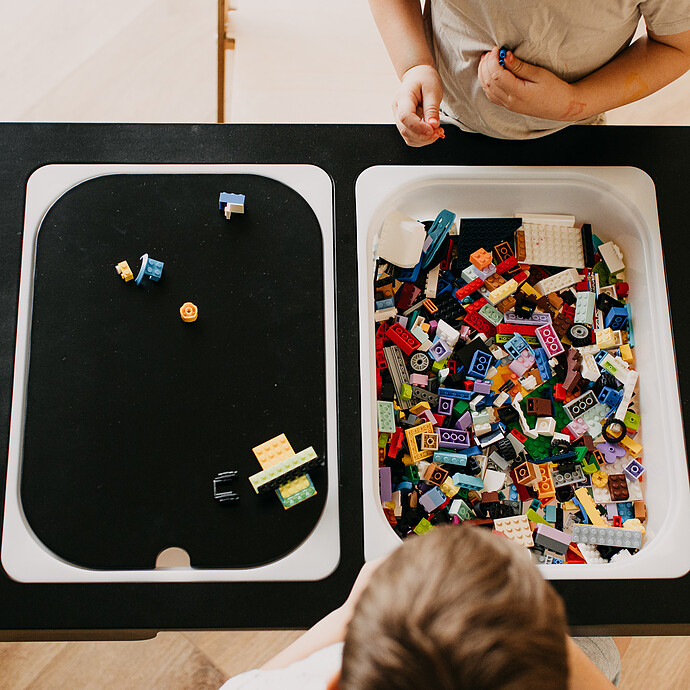 Table de Jeux Sensorielle - Noir pas cher