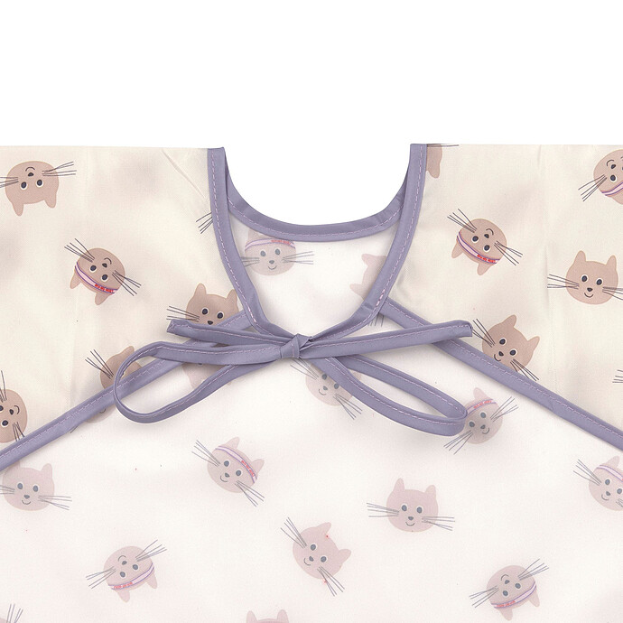 Lot de 2 Bavoirs à Manches Longues Tiny Team Chat - 6/24 Mois  LÄSSIG