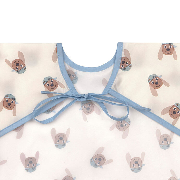 Lot de 2 Bavoirs à Manches Longues Tiny Team Chien - 6/24 Mois LÄSSIG