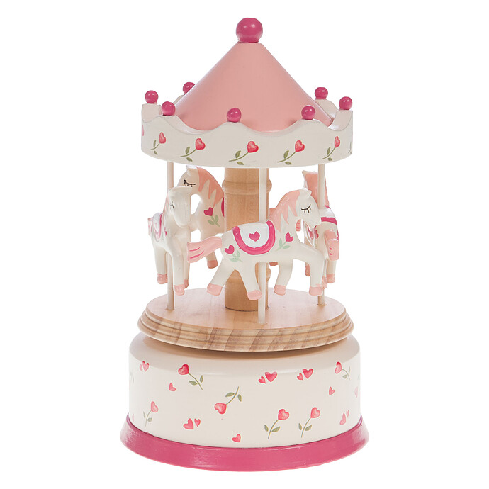 Boîte à Musique Carrousel Coeur Amadeus