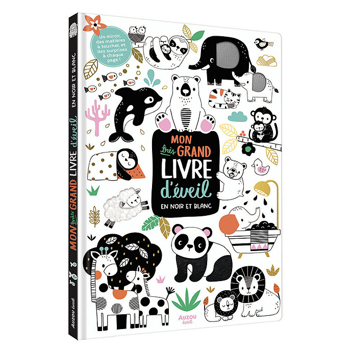 Mon Très Grand Livre d'Eveil - En Noir et Blanc Auzou