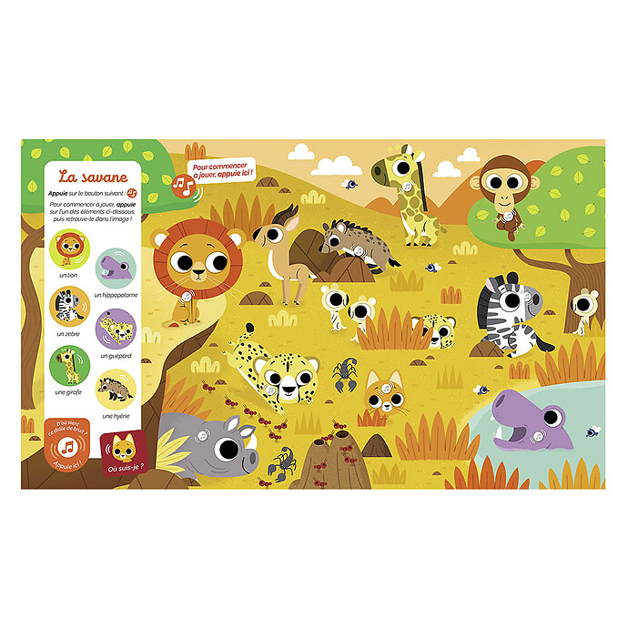 Cherche et Trouve des Tout-petits Sonore - Les Animaux Auzou