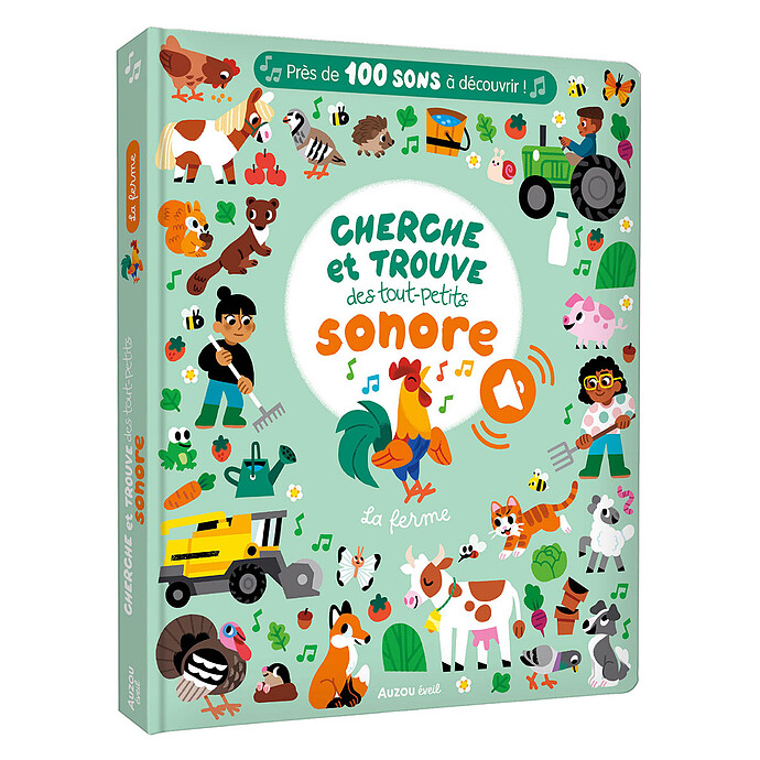 Cherche et Trouve des Tout-petits Sonore - La Ferme Auzou