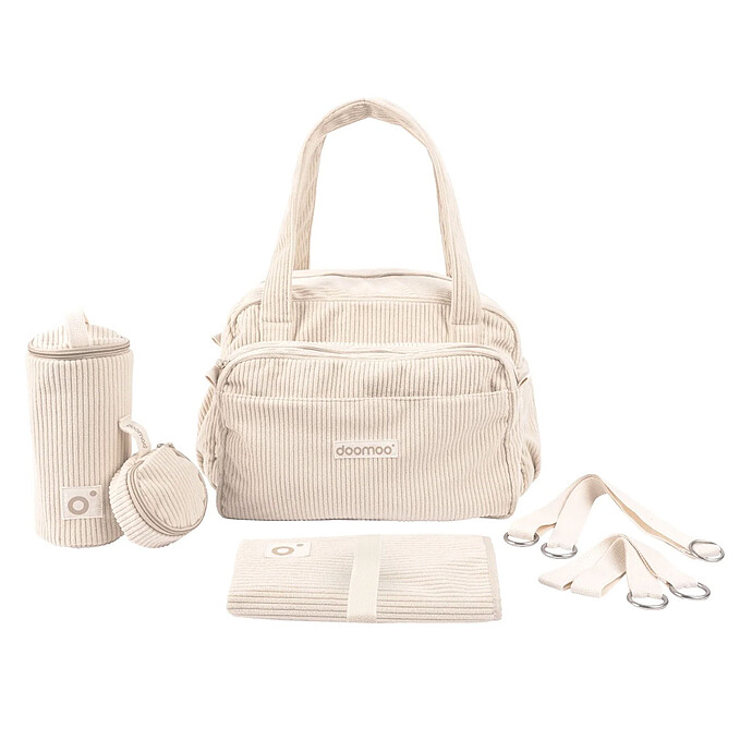 Sac à Langer Fluffy - Corduroy Sand doomoo